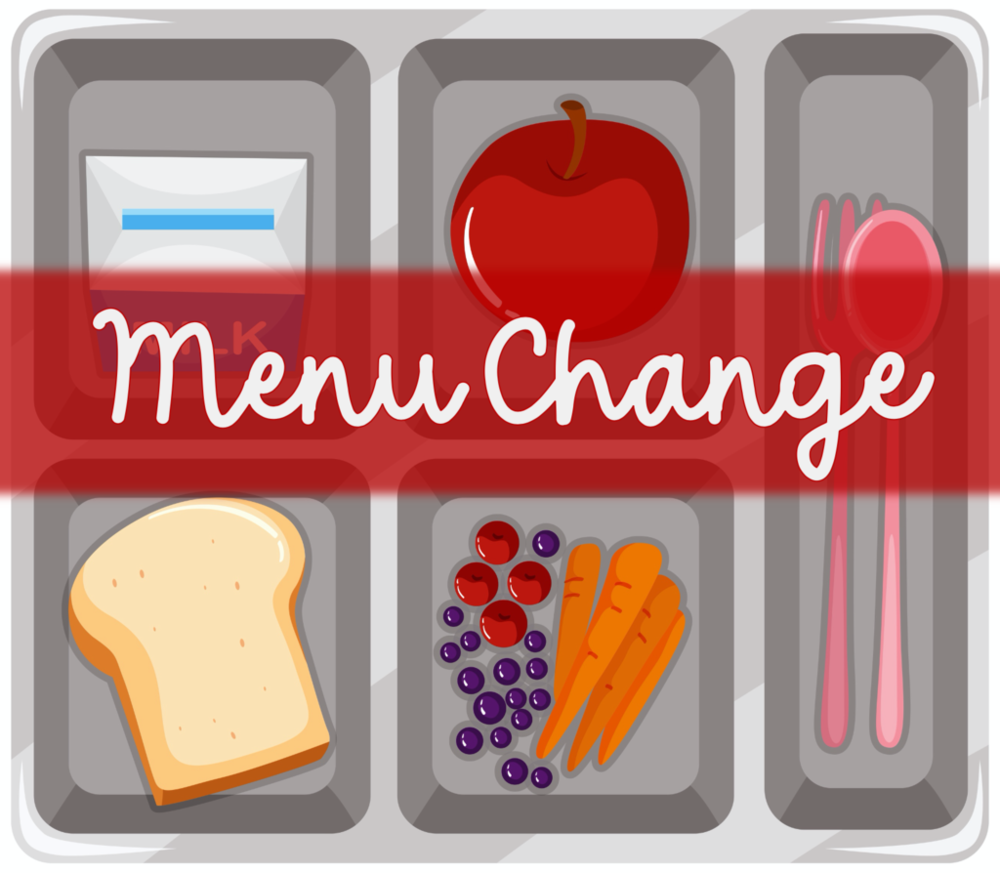 **WSE May Lunch Menu Change